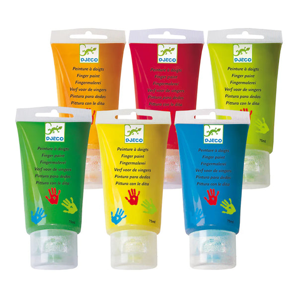 6 Pack Finger Paints