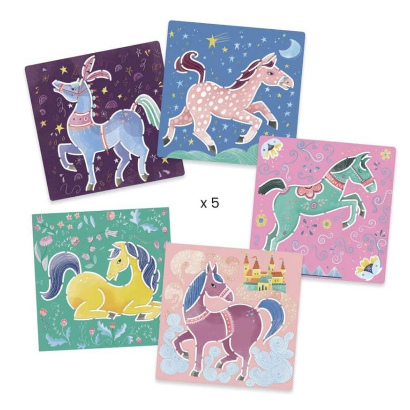 Horses stencil Pochoirs