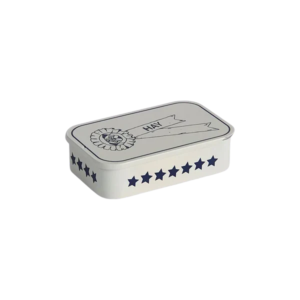 Dog Treat Tin - Small - Blue And White