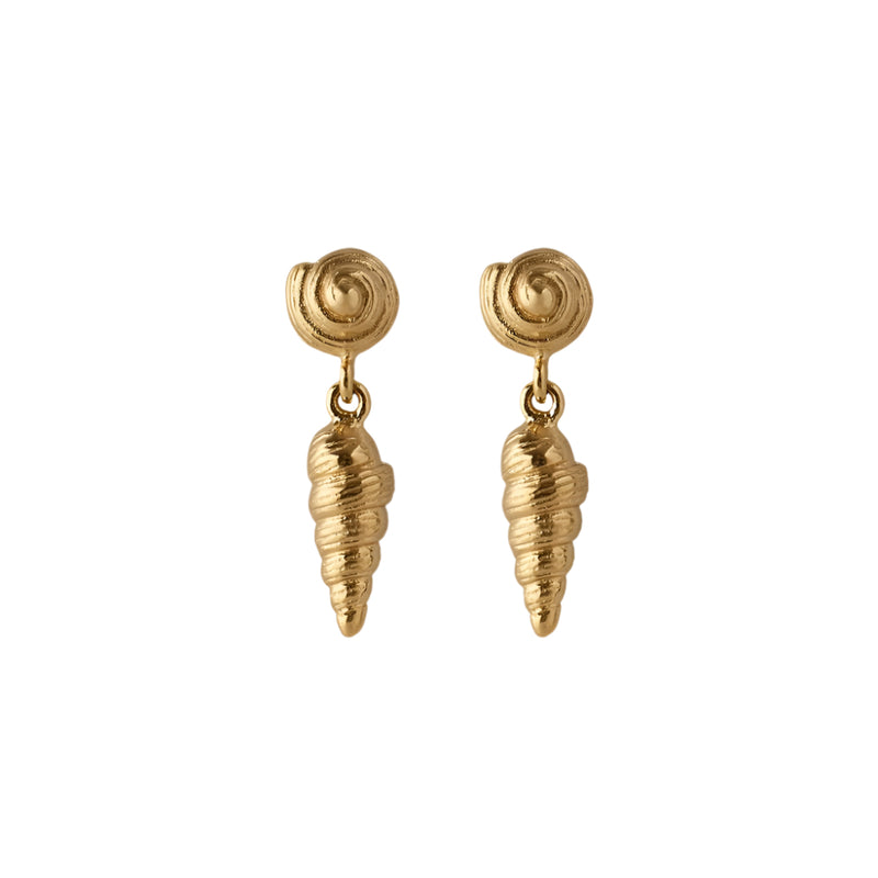 Cocoon Earrings - Gold Plated