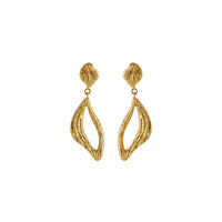 Flowing Dreams Earrings - Gold Plated