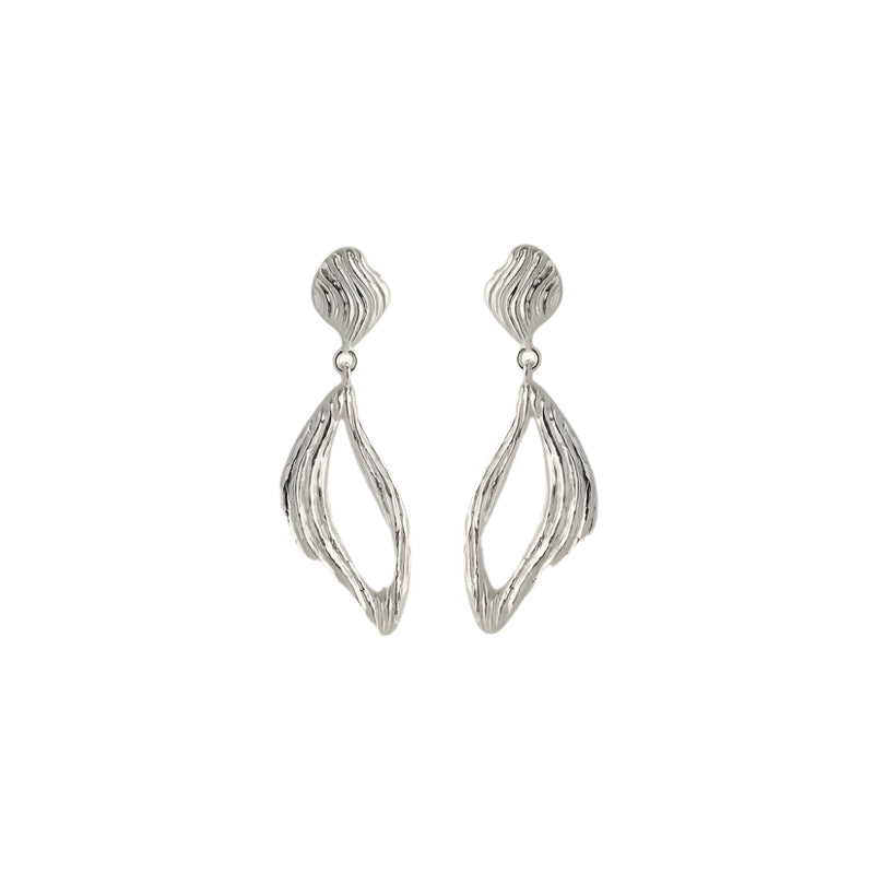 Flowing Dreams Earrings - Silver
