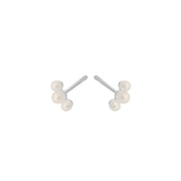 Ocean Pearl Earsticks - Silver