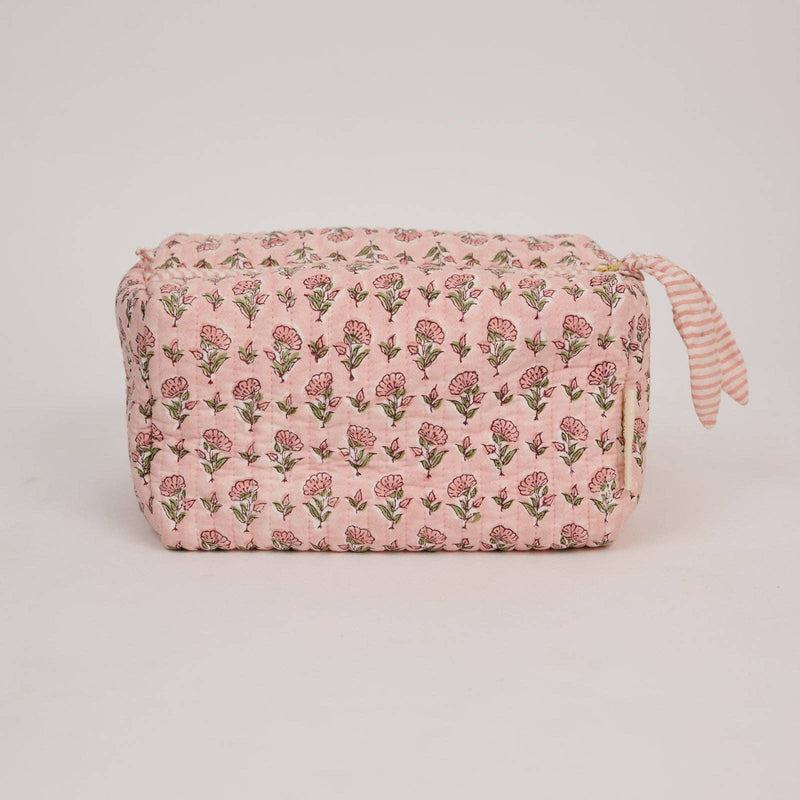 Large Toiletry Bag - Ditsy Floral Blush