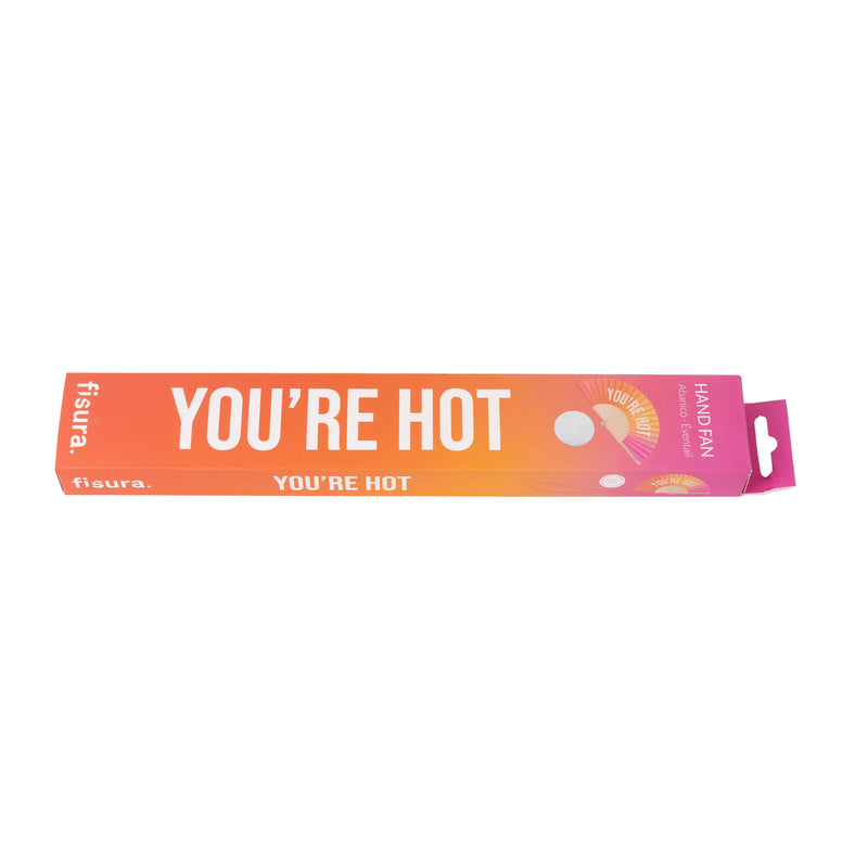 Hand Fan - "You Are Hot" Gradient