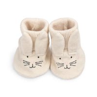 Cotton Knit Baby Slipper Socks: Rabbit