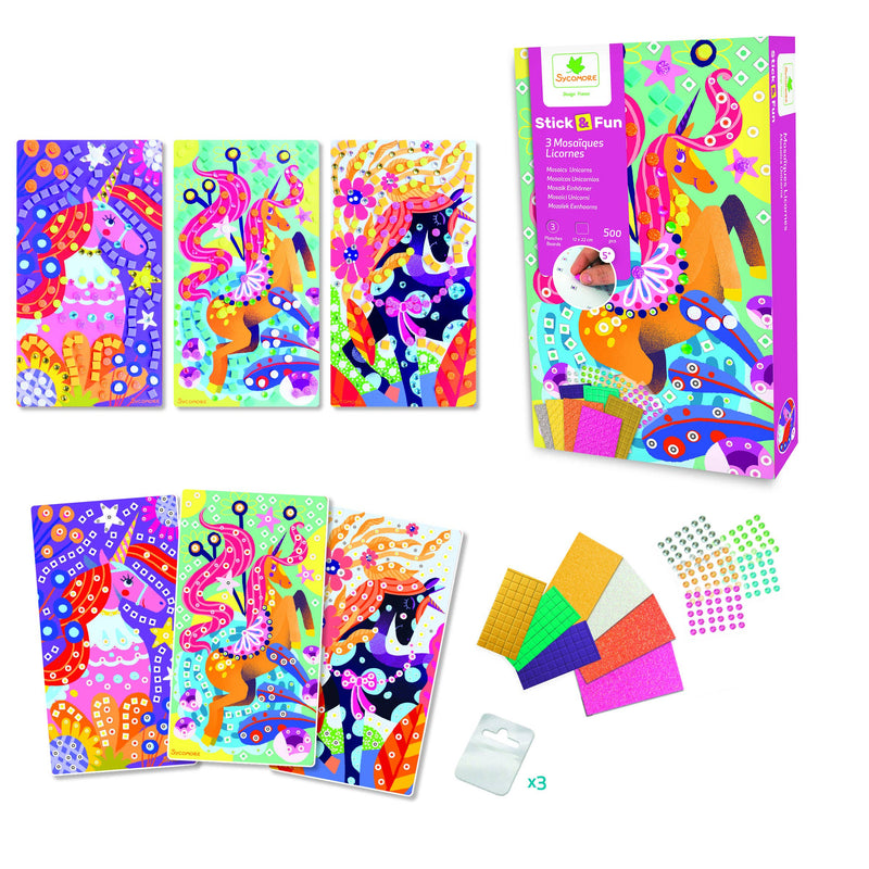 Stick'n Fun Tiny Mosaics - Unicorns