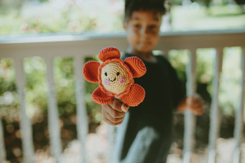 Friendly Flower Rattle