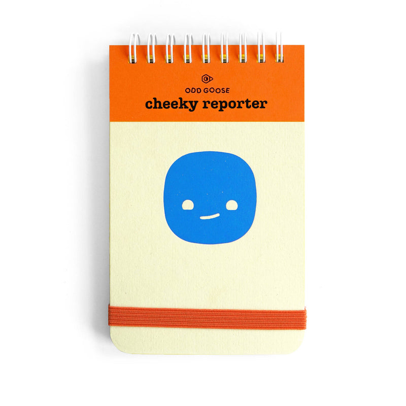 Cheeky Smiley Foil Printed Reporter Notebook