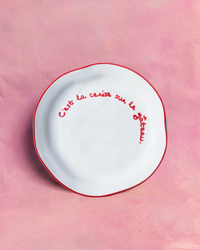 Statement Plate - 'C'est la cerise sur le gateau'