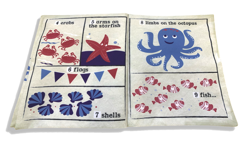 Nursery Times Crinkly Cloth Newspaper - Sailor Went to Sea