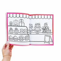 Draw-Along Food Sticker Book