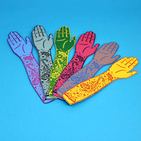 Tattooed Arm Bookmark - Cornflower