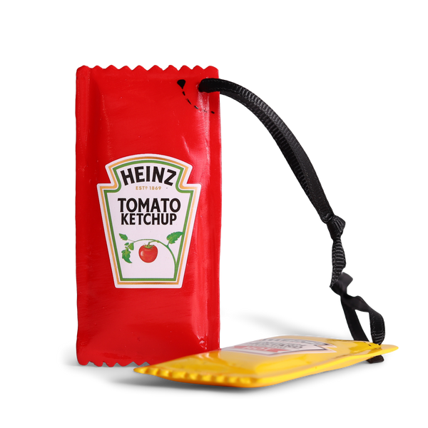 Heinz Mustard Sachet Resin Decoration