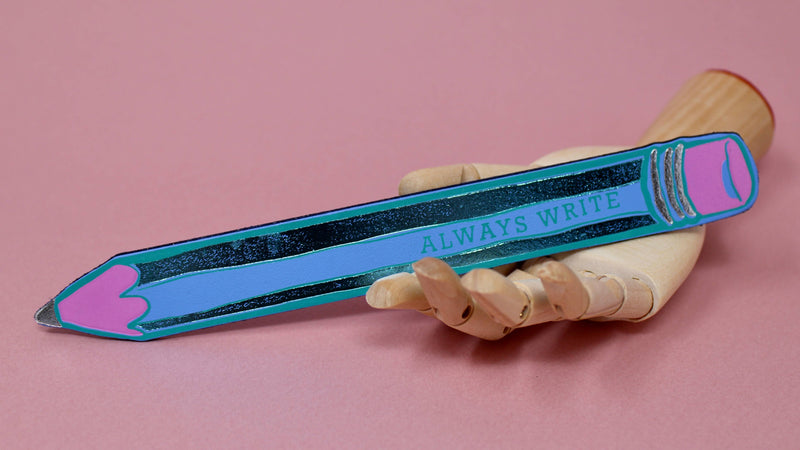 Always Write Pencil Bookmark - Black