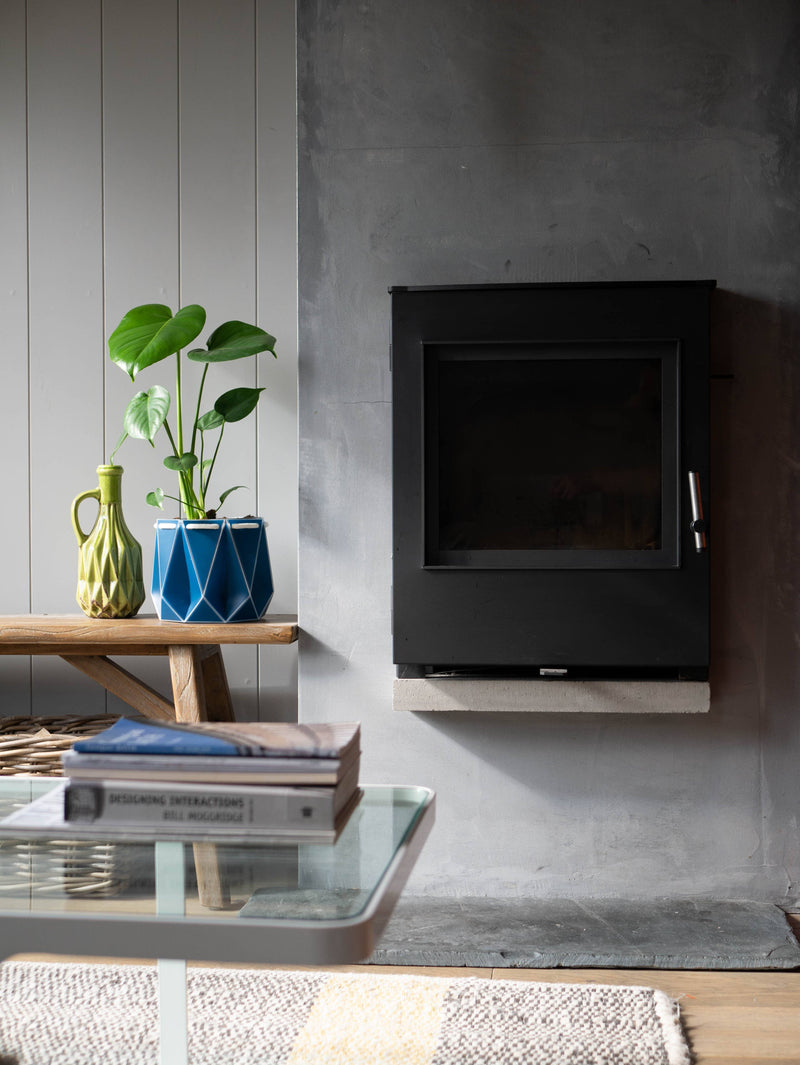 18cm Self-Watering Pot - Navy