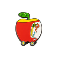 Magpie x Richard Scarry Applecar Enamel Pin