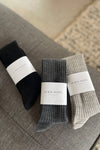 Le Bon Shoppe - Schoolgirl Socks - Grey Melange
