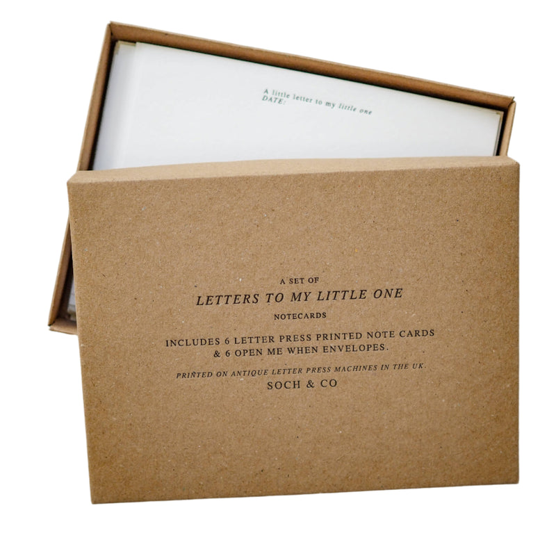 'Letters to My Little One' Notecard Set