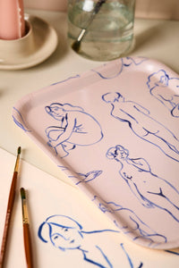 Blue Nudes Small Tray