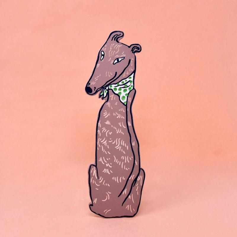Dog Tails Bookmark - Hot Pink