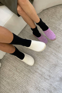 Extended Cloud Socks - Jet Black