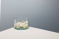 Handmade Recycled Glass Tall Dish