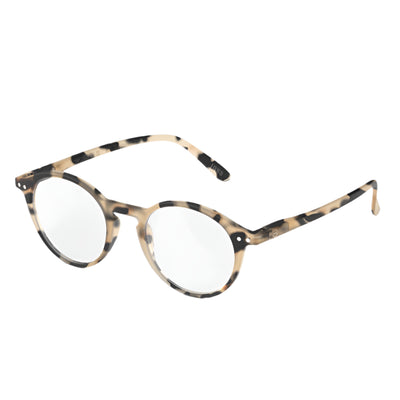 #D Reading Glasses - Light Tortoise