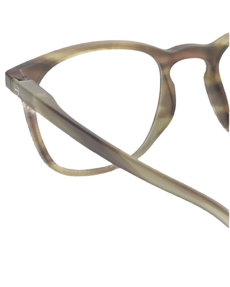 #E Reading Glasses - Smoky Brown