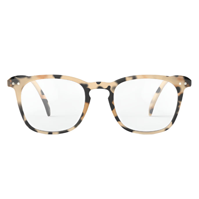 #E Reading Glasses - Light Tortoise