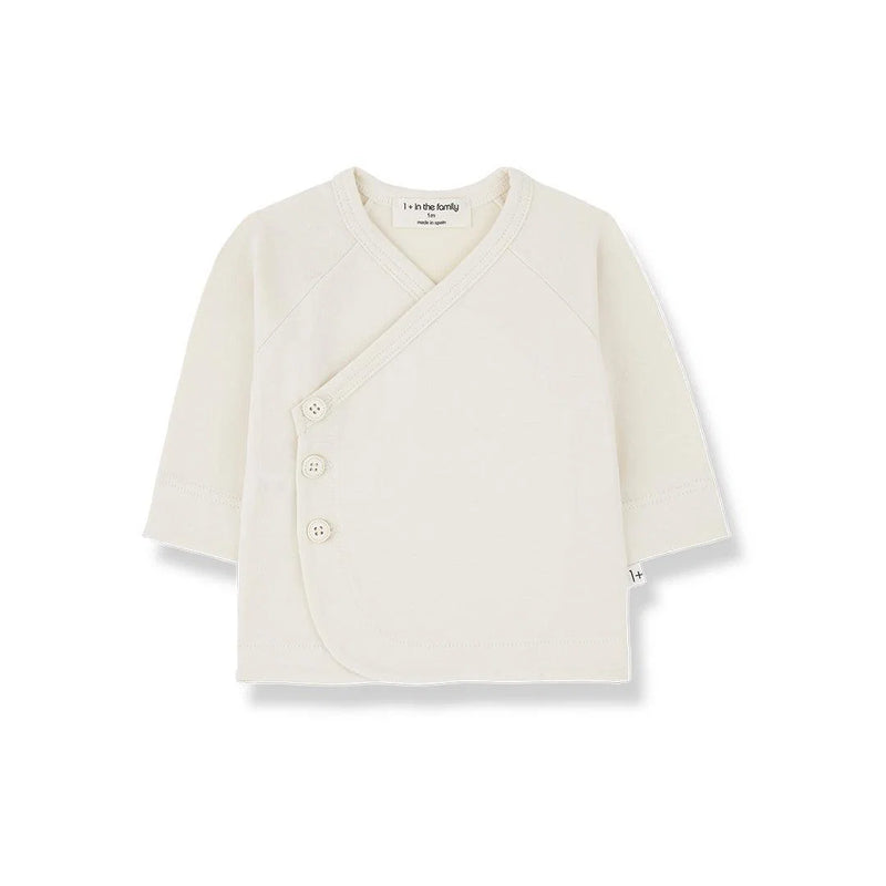 Elodie Long-Sleeve Baby Shirt - Ecru