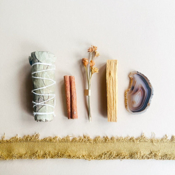 Eucalyptus, Agate & Palo Santo - Smudge Bundle