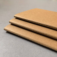 A5 Recycled Thread Sewn Notepad - Biscuit
