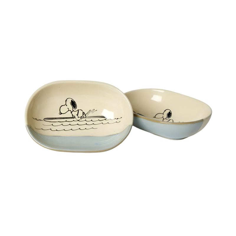 Peanuts Stoneware Dish - Surf's Up