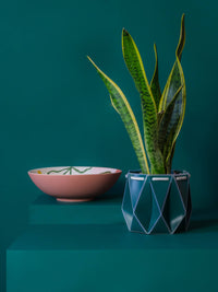 18cm Self-Watering Pot - Dark Teal