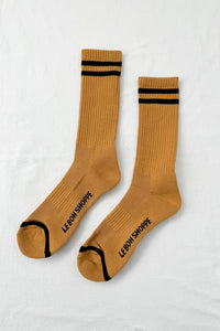 Extended Boyfriend Socks - Moss