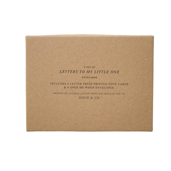 'Letters to My Little One' Notecard Set