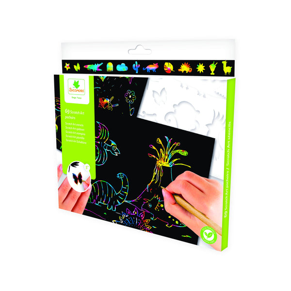 Scratch Art Pochoirs