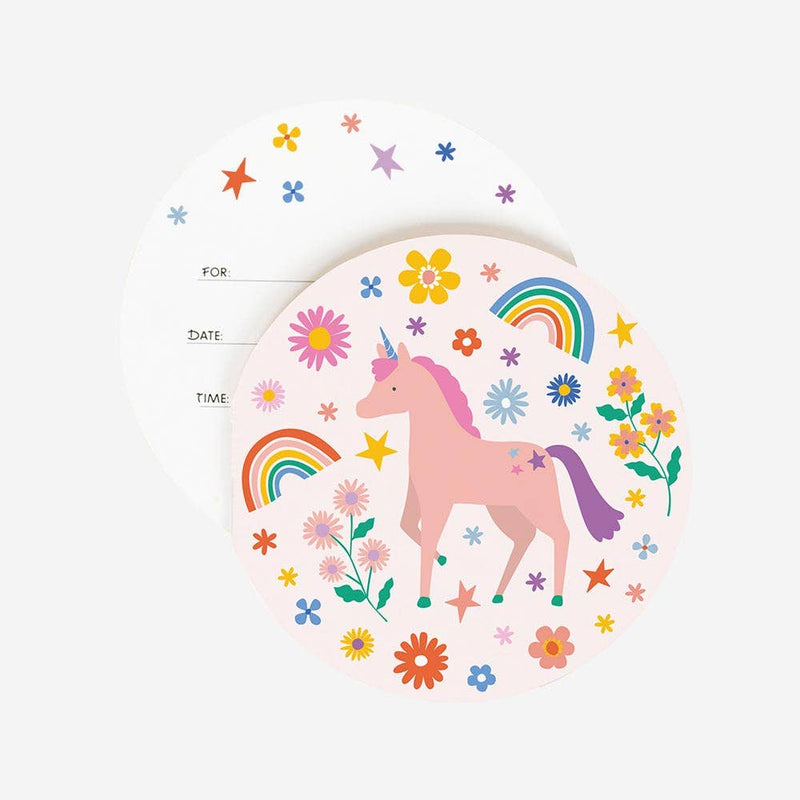Party Invitations - Magical Unicorn
