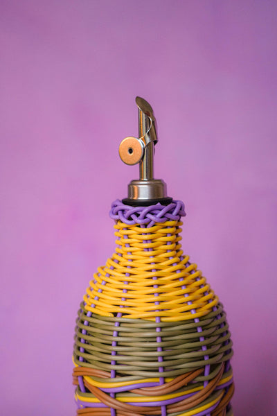 Oil Pourer - Yellow/Lilac