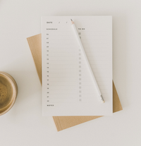 A5 Daily Planner Pad