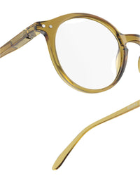 #D Reading Glasses - Golden Green