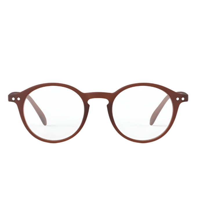 #D Reading Glasses - Mahogany