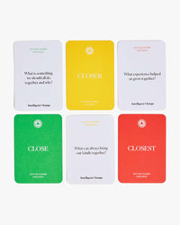 Get Closer Family Edition - Bonding Question Card Game