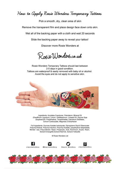 Temporary Tattoos - Cats Tattoos