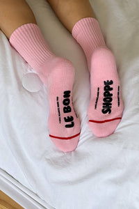 Hugger Socks - Pink/Black
