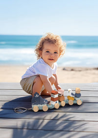 Wooden Ocean Stacking Train