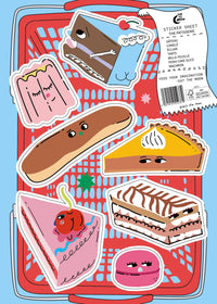 A5 Sticker Sheet (ETM) - The Patisserie