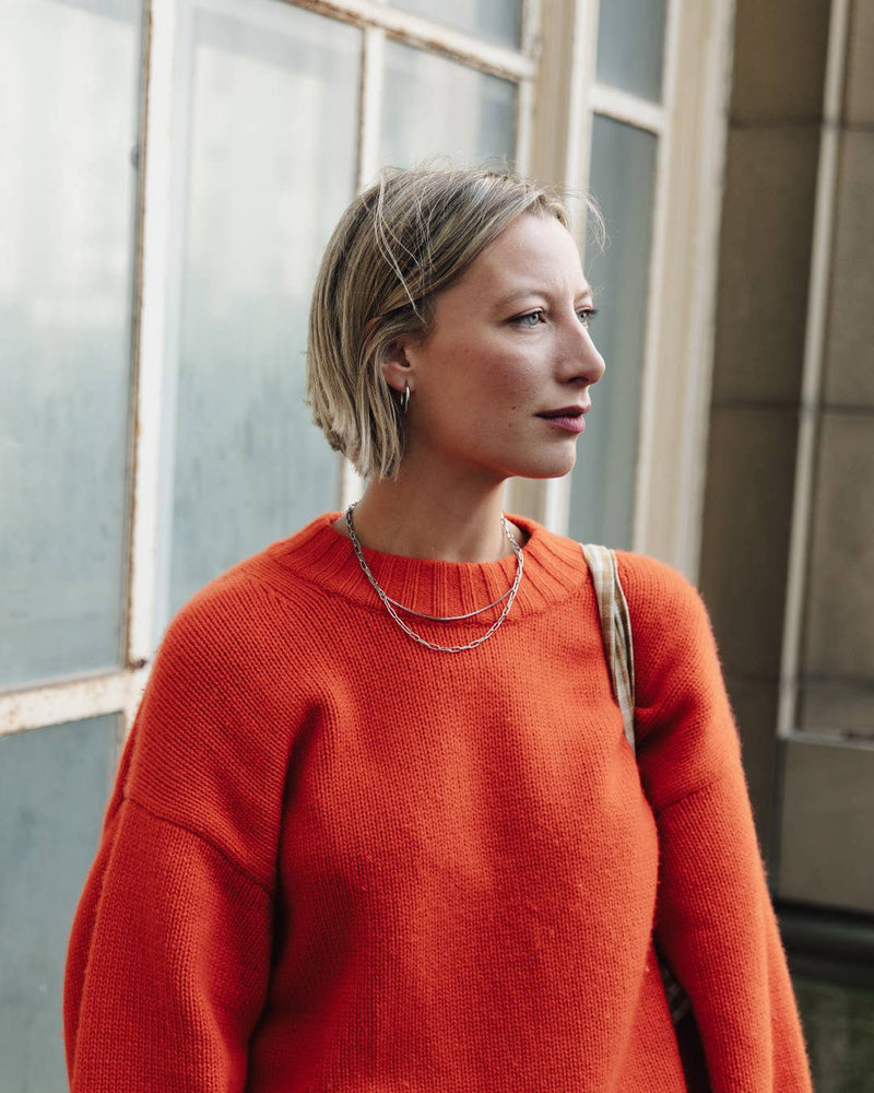 Double Layer Feature Necklace - Silver