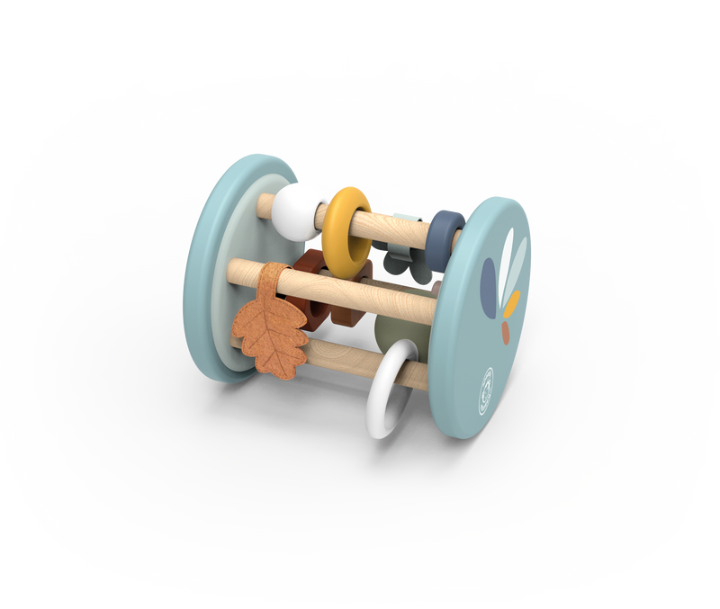 Big Wooden Roller Rattle